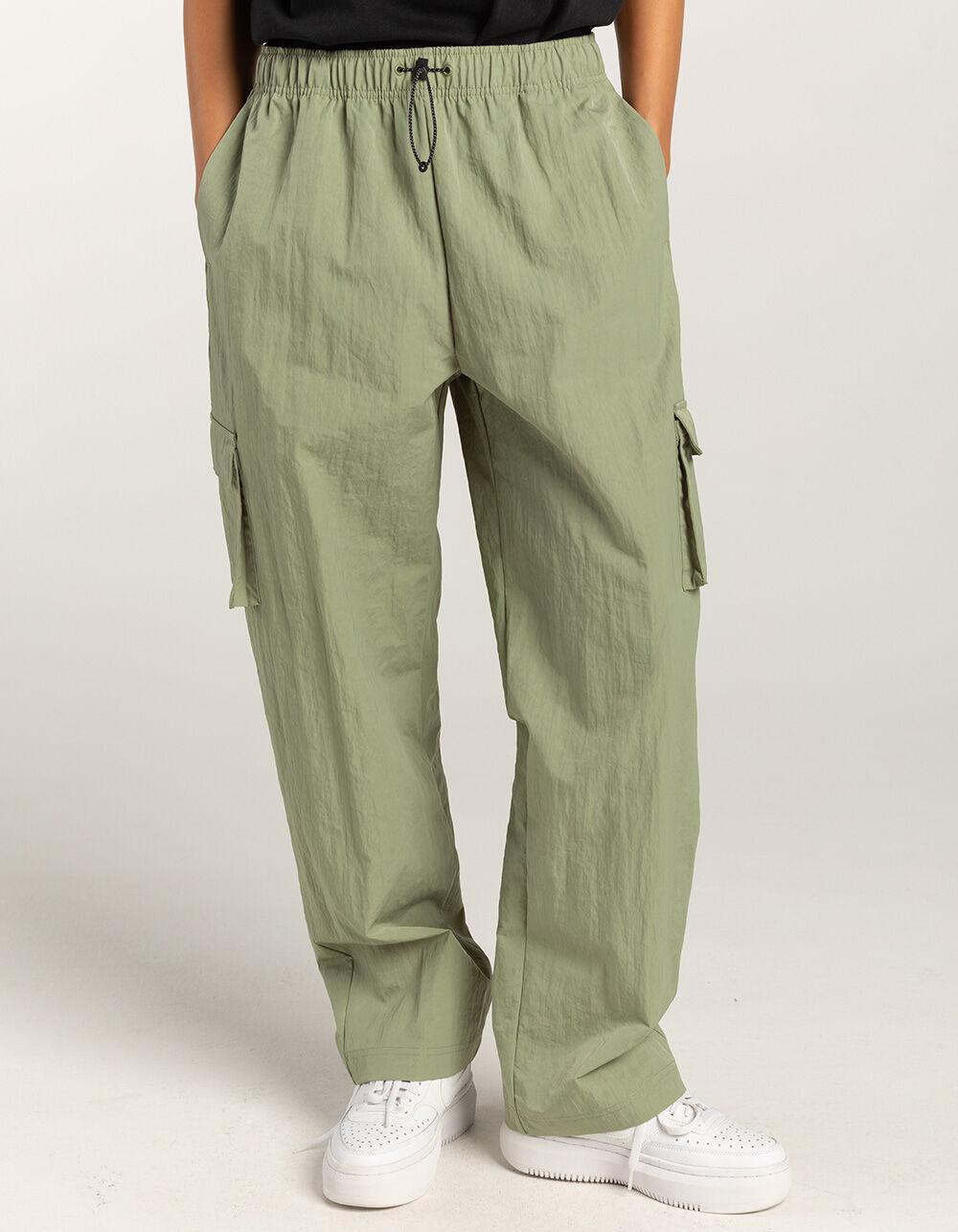 NIKE Sportswear Essential Womens Woven Cargo Pants - OLIVE Product Image