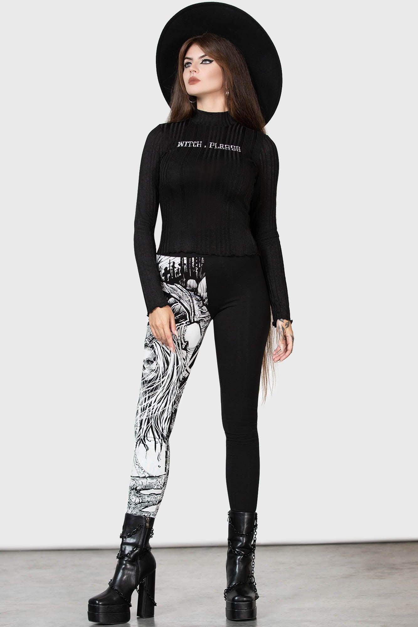 Horned God Leggings - Resurrect Female Product Image