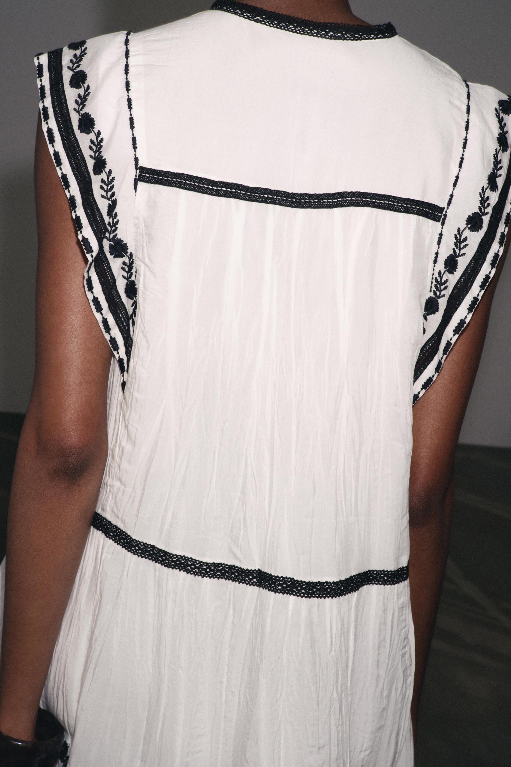 ZW COLLECTION EMBROIDERED SHORT DRESS Product Image