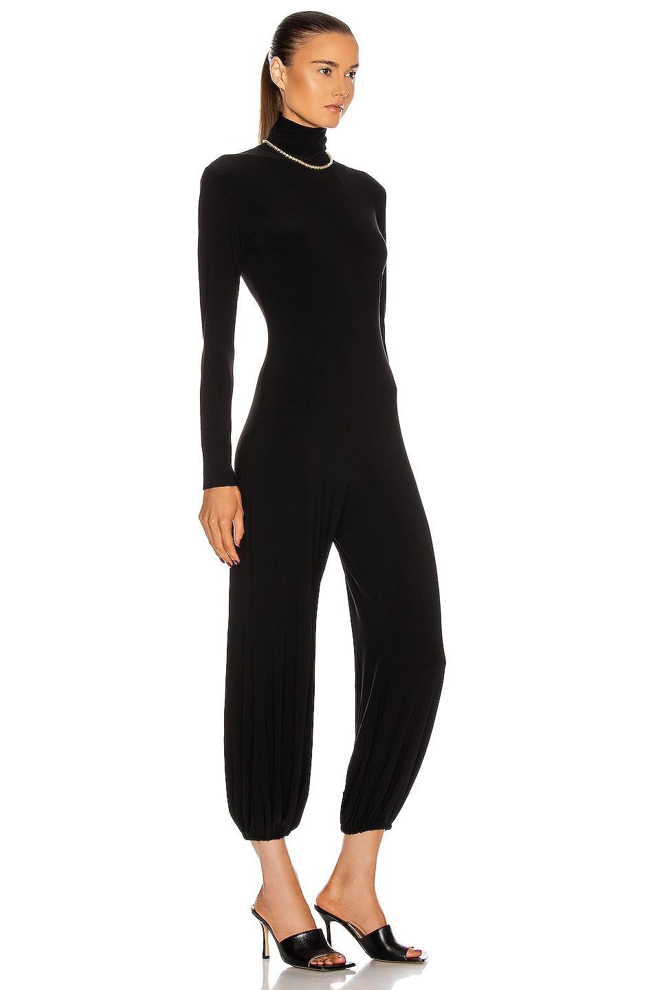 Turtleneck Jog Jumpsuit Norma Kamali Product Image
