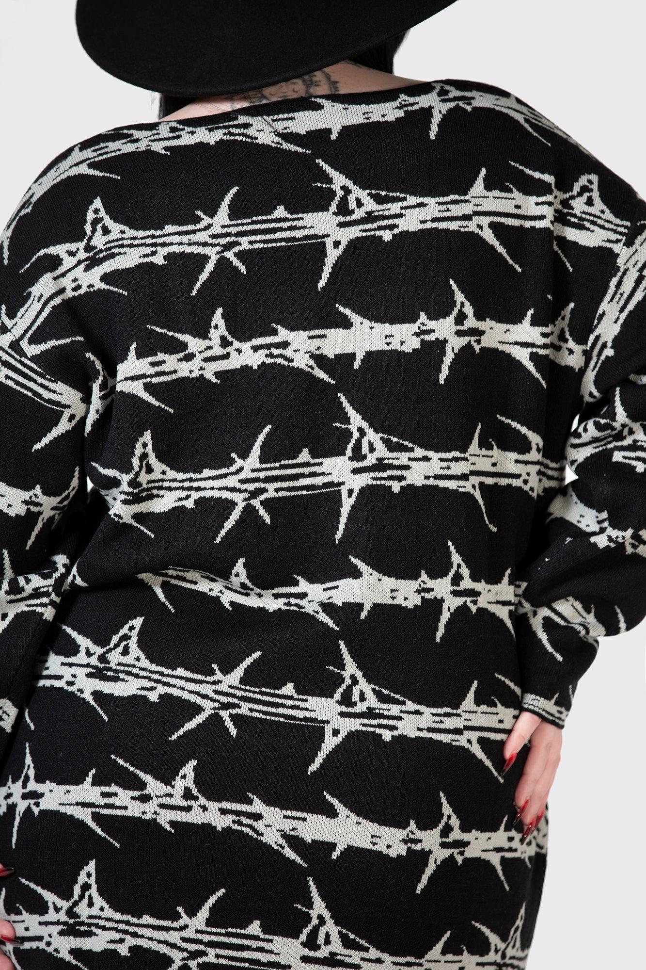 Prickled Contention Knit Sweater Female Product Image