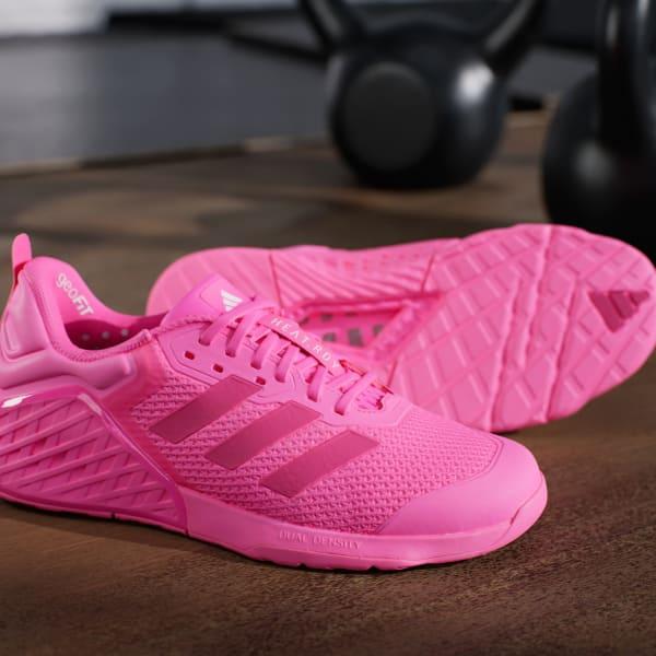 adidas Dropset 3 strength training shoes Lucid Pink 5 Womens Product Image