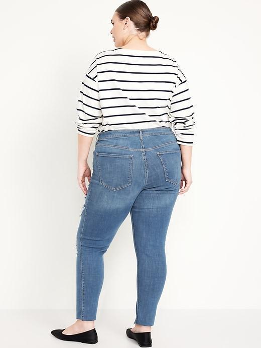 Extra High-Waisted Rockstar 360 Stretch Super-Skinny Jeans Product Image