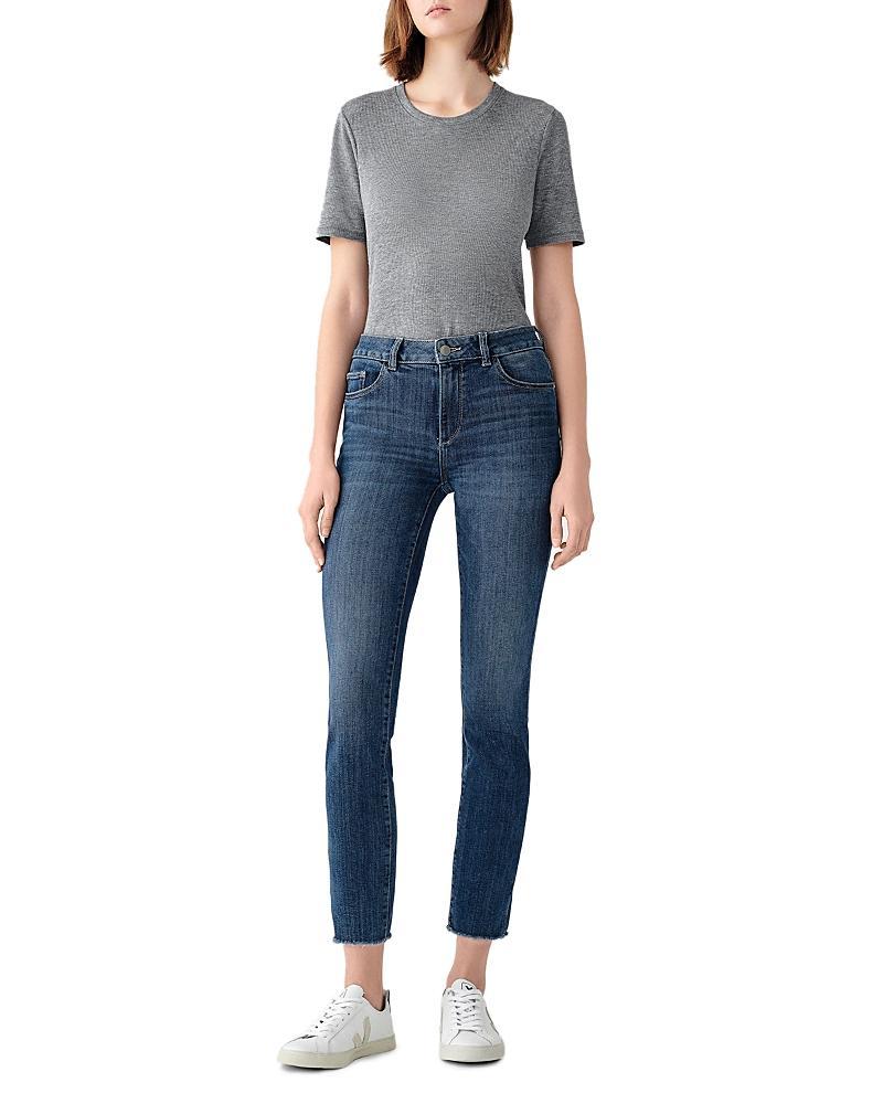 DL1961 Mara Mid Rise Ankle Straight Jeans in Chancery Product Image