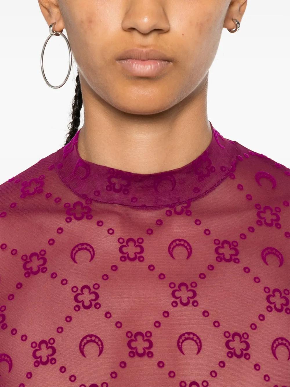 Moonogram mesh top Product Image