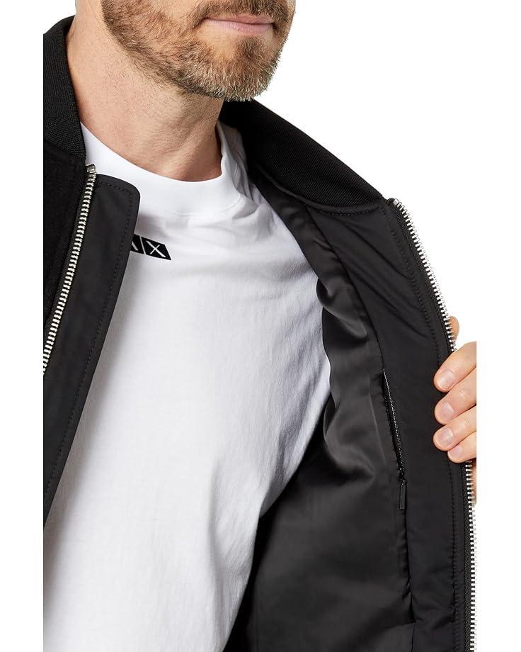 Wool Plush Bomber Coat Product Image