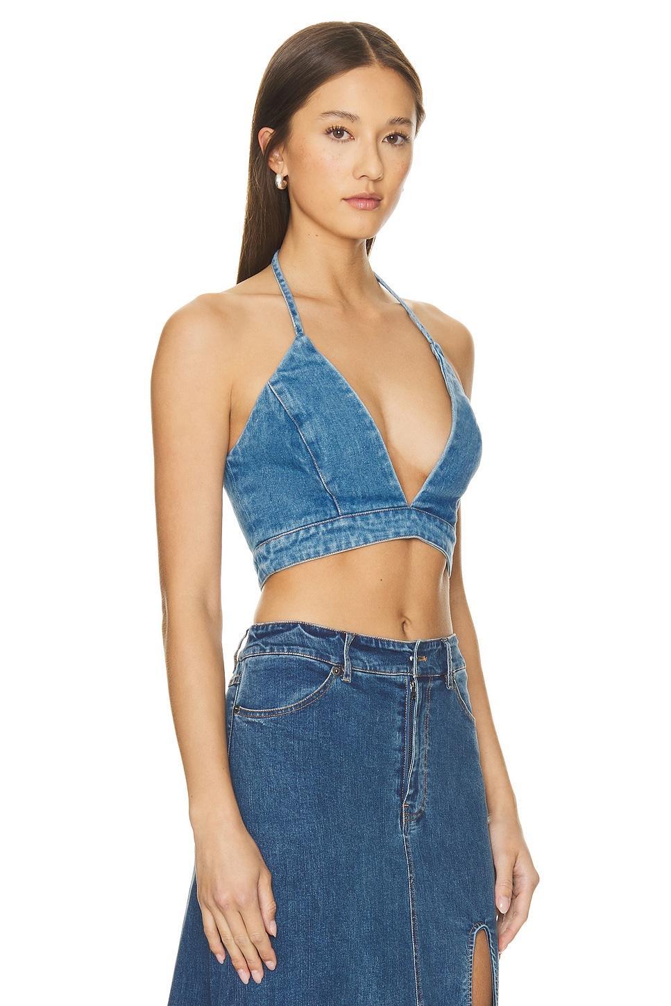 Zerah Crop Top Bardot Product Image