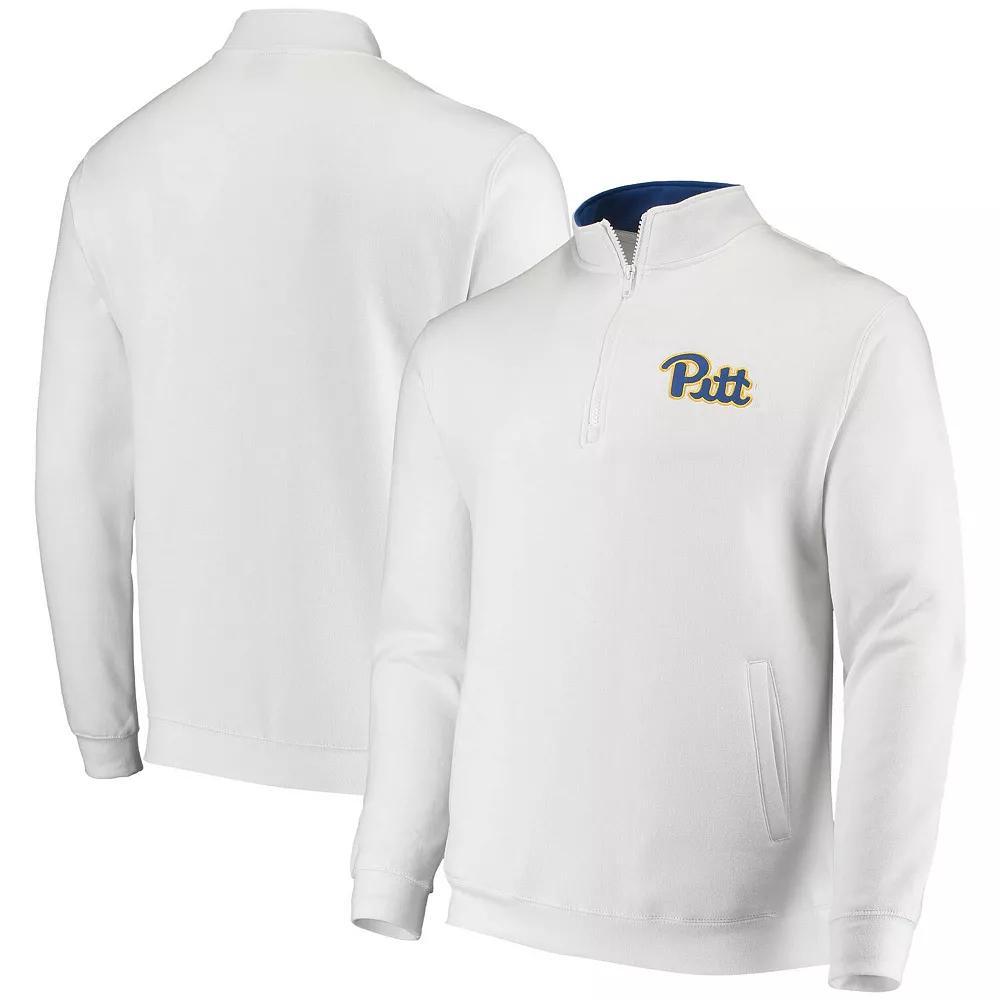 Men's Colosseum White Pitt Panthers Tortugas Logo Quarter-Zip Jacket, Size: 2XL Product Image