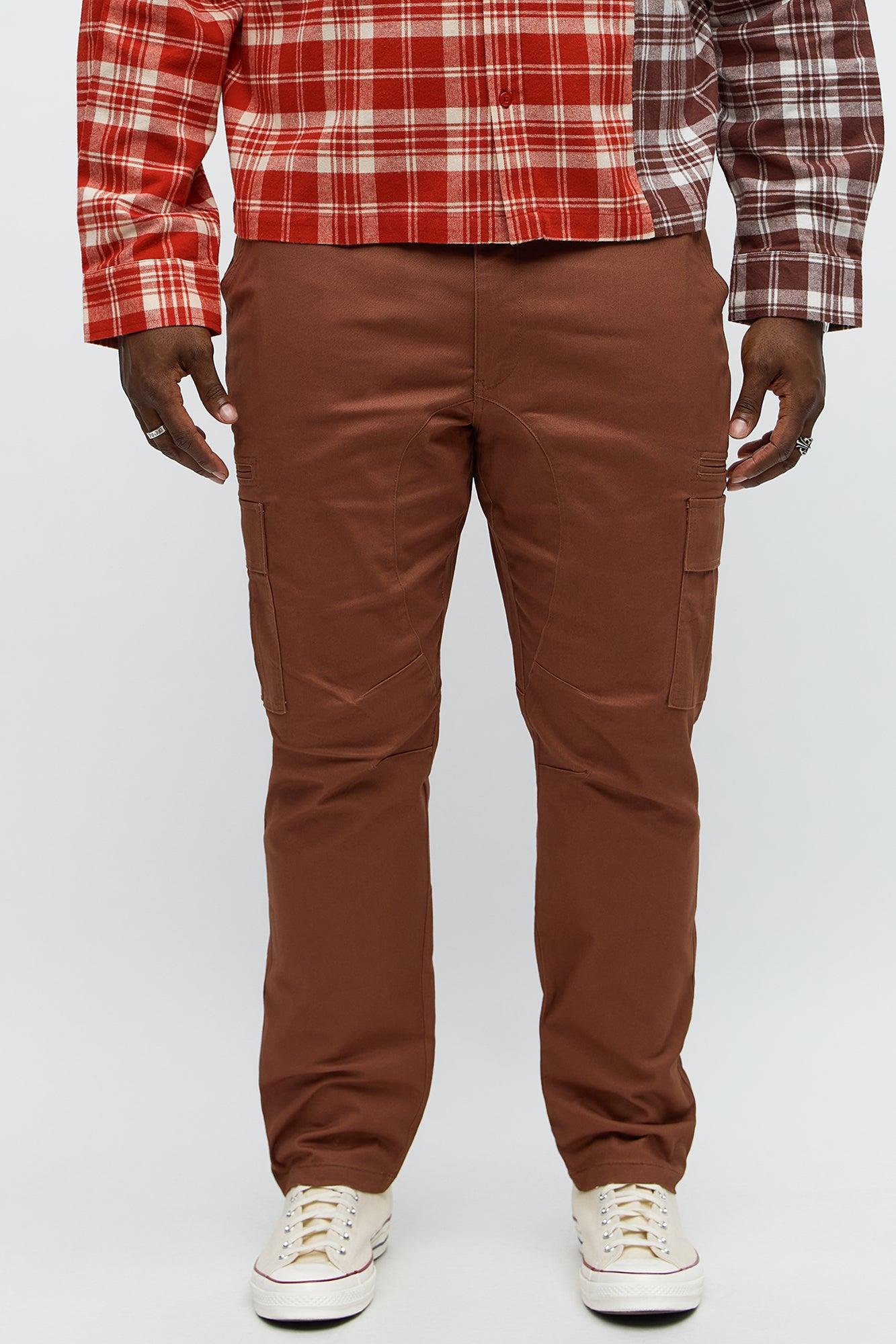 Skinny Striker Cargo Pants - Brown Product Image