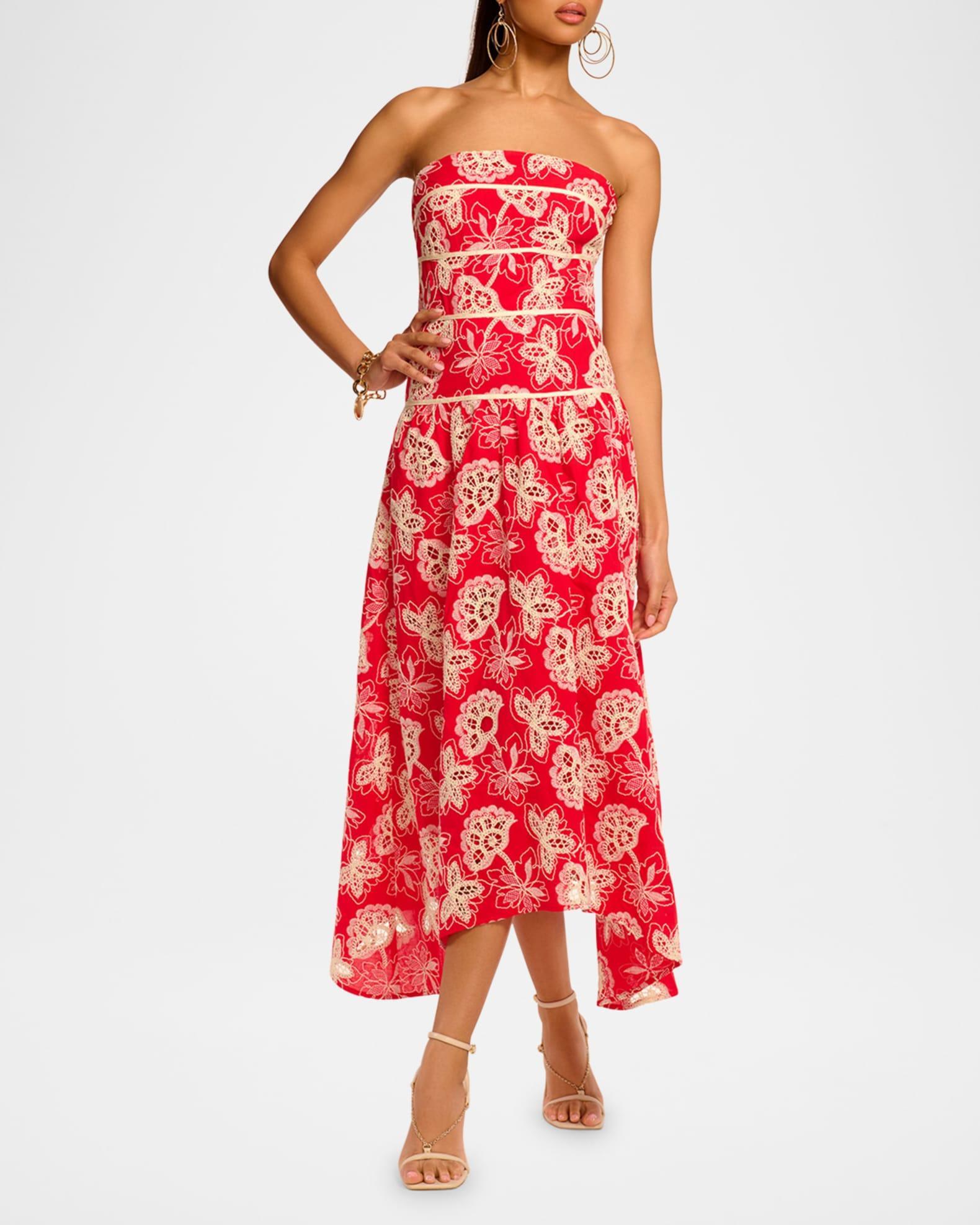 Blanca Strapless Midi Dress Product Image