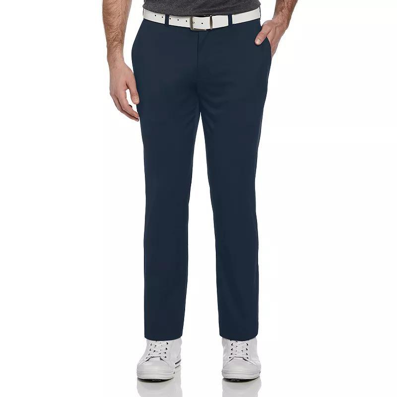 Men's Grand Slam Performance Stretch Flat Front Golf Pants, Size: 34X34, Black Iris Product Image