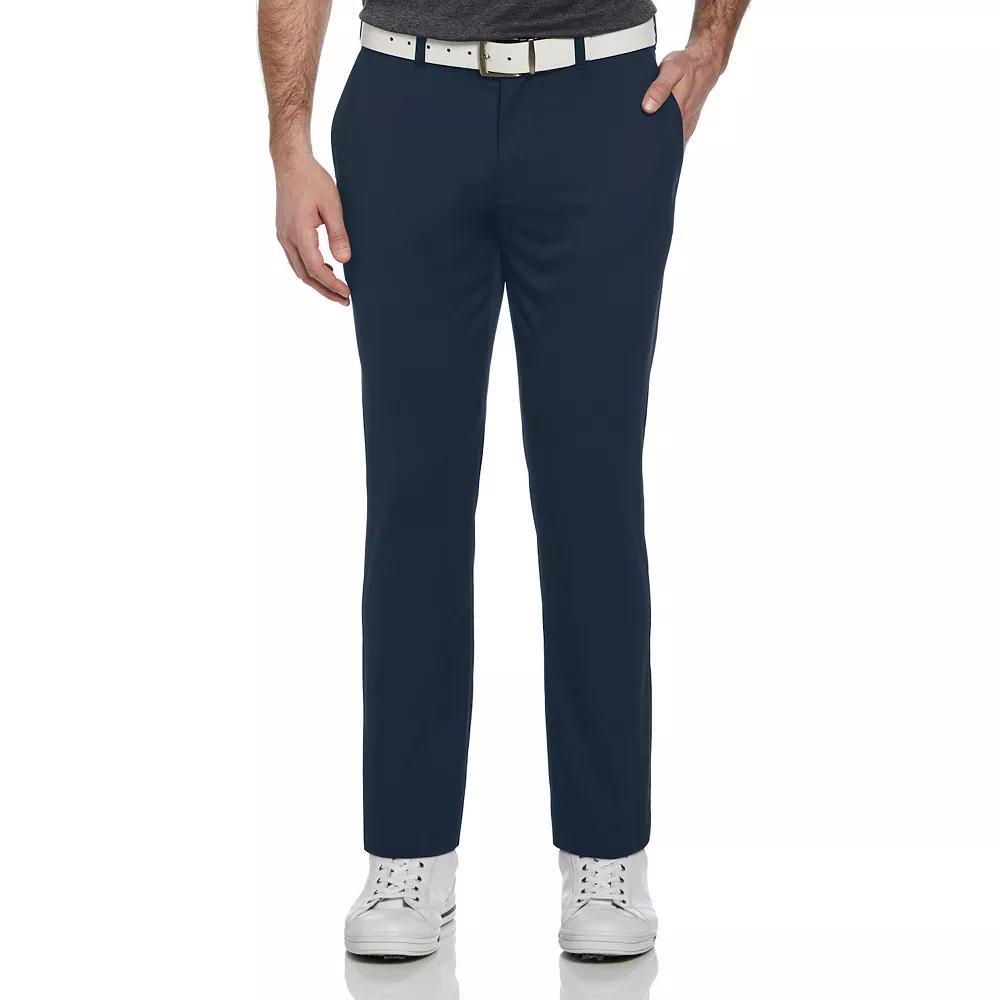 Men's Grand Slam Performance Stretch Flat Front Golf Pants, Size: 34X34, Black Iris Product Image