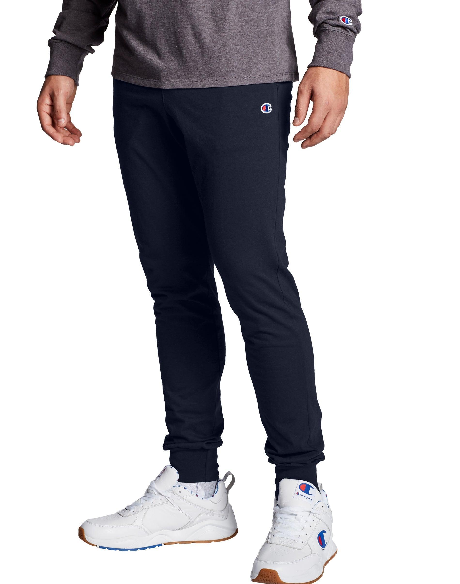 Men's Champion® Jersey Joggers, Size: Medium, Oxford Gray Product Image