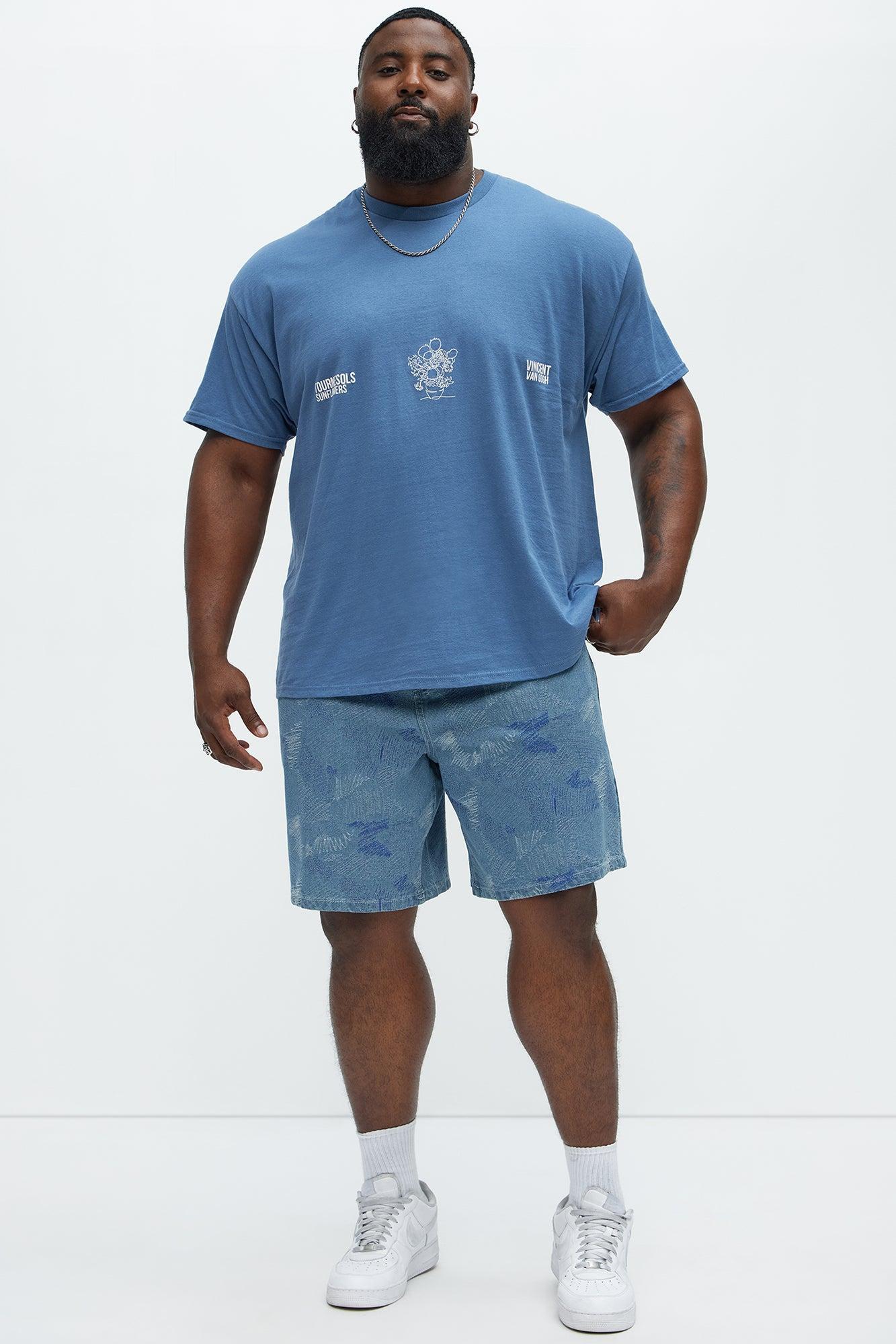 Dax Relaxed Denim Shorts - Light Wash Product Image