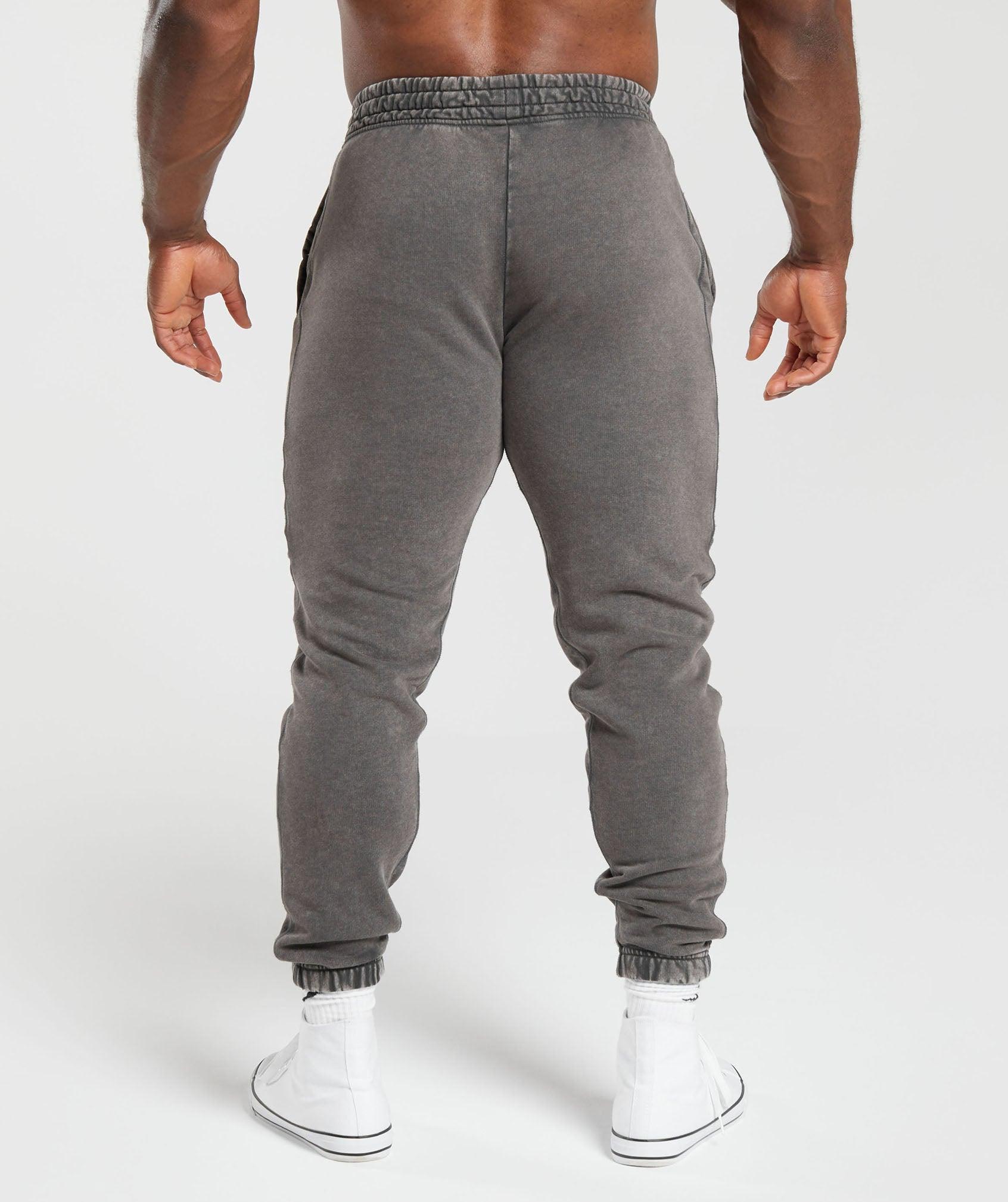 Gymshark Heritage Joggers - Onyx Grey Male Product Image