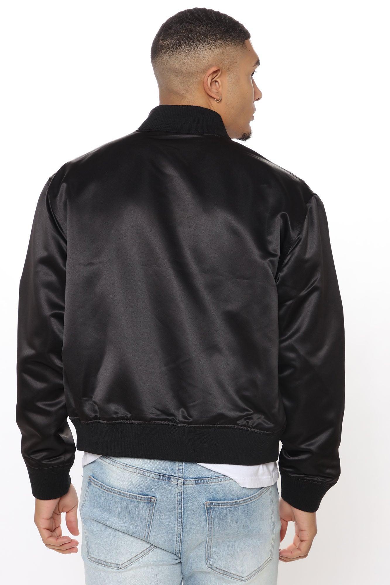 Ashton Essential Bomber Jacket - Black Product Image