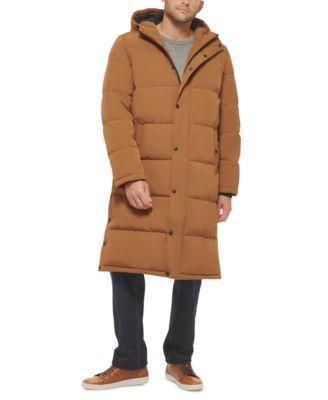 Men's Levi's® Oversized Long Quilted Parka Jacket, Size: Small, Red Bandana Print Product Image