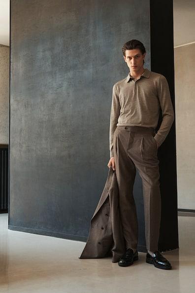 Regular Fit Tailored Pants Product Image