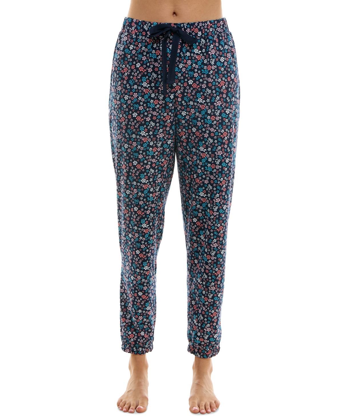 Roudelain Womens Printed Jogger Pajama Pants Product Image