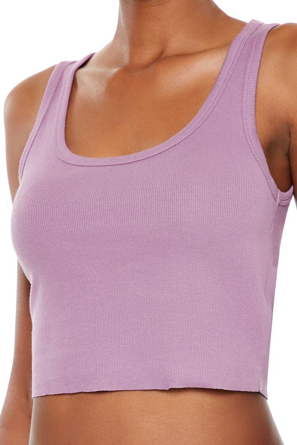 Cropped Rib-Knit Tank Top | Forever 21 Product Image