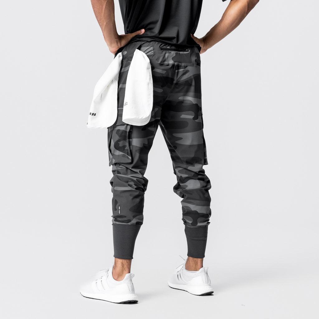 0437. Tetra-Lite® Cargo High Rib Jogger - Black Camo Product Image