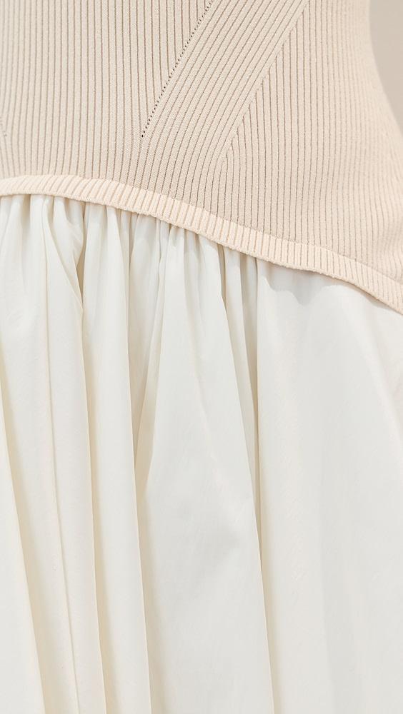 SIMKHAI Kenlie Mock Neck Midi Dress | Shopbop Product Image