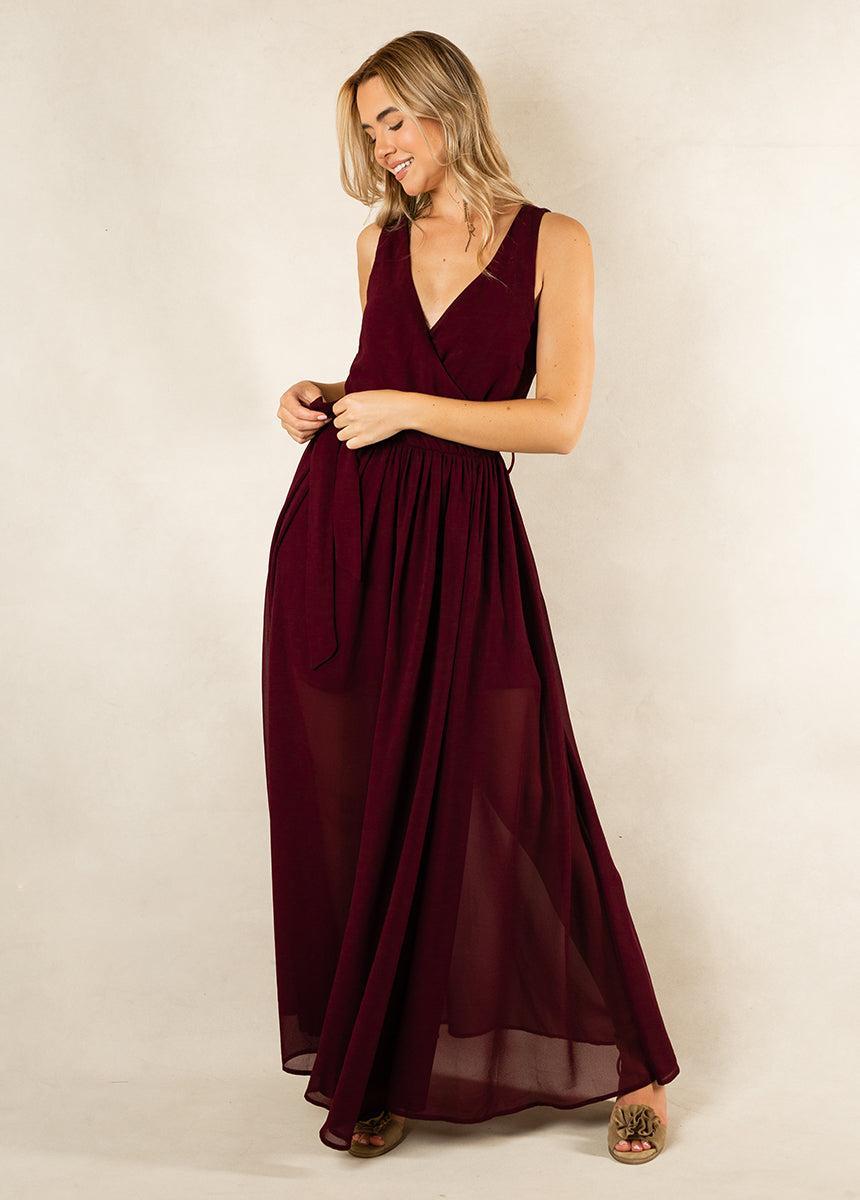 Miriam Dress in Plum Female Product Image