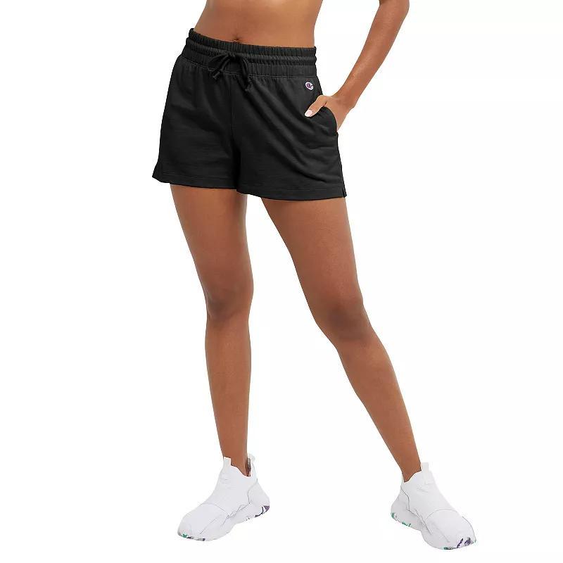Womens Champion T-Shirt Shorts, C Logo, 3 Plaster Blue XL Product Image