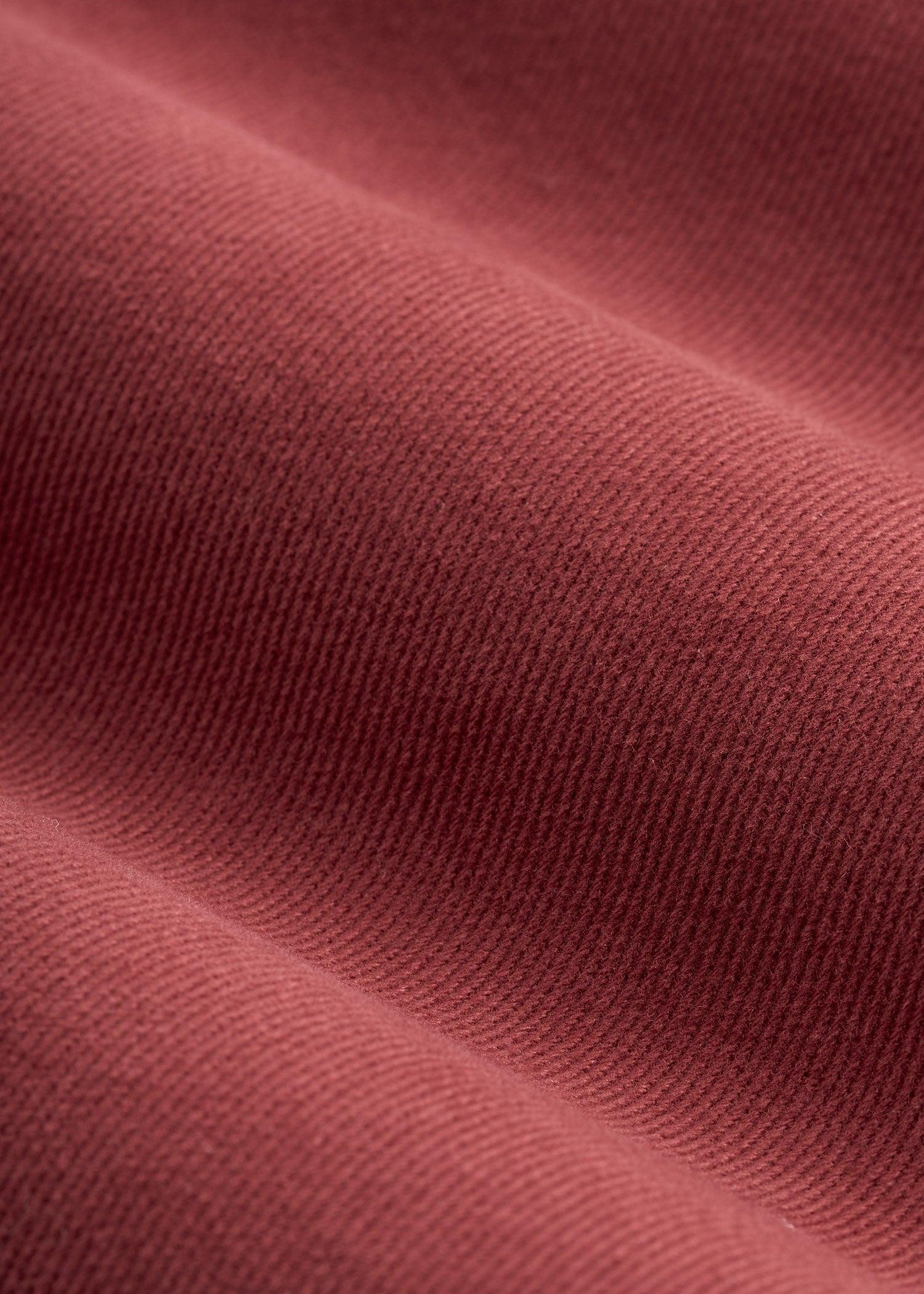 LJ&S Heavyweight Cotton Twill Overshirt for Tall Men in Burnt Brick Product Image