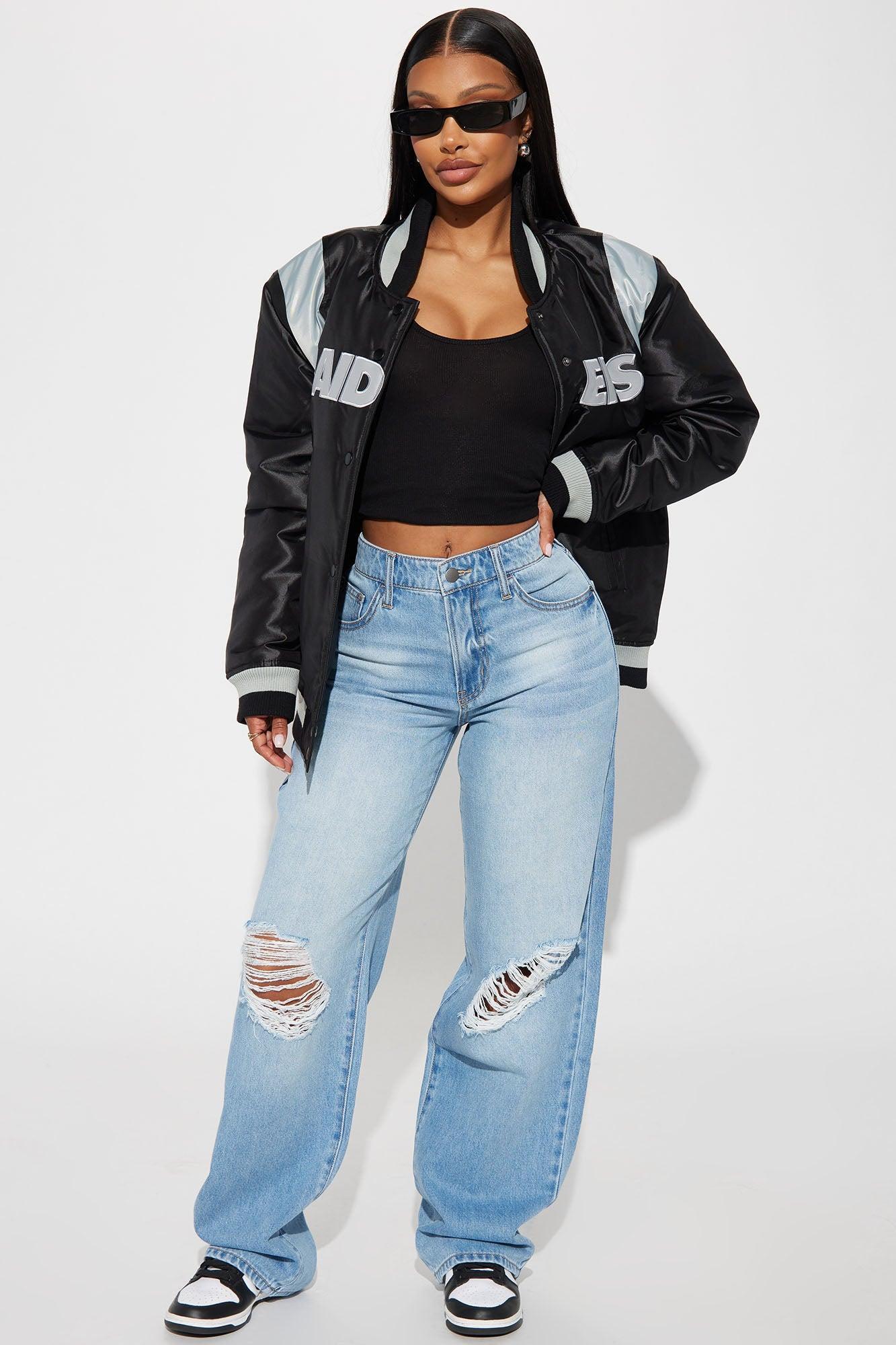 Raiders House Bomber Jacket - Black Product Image