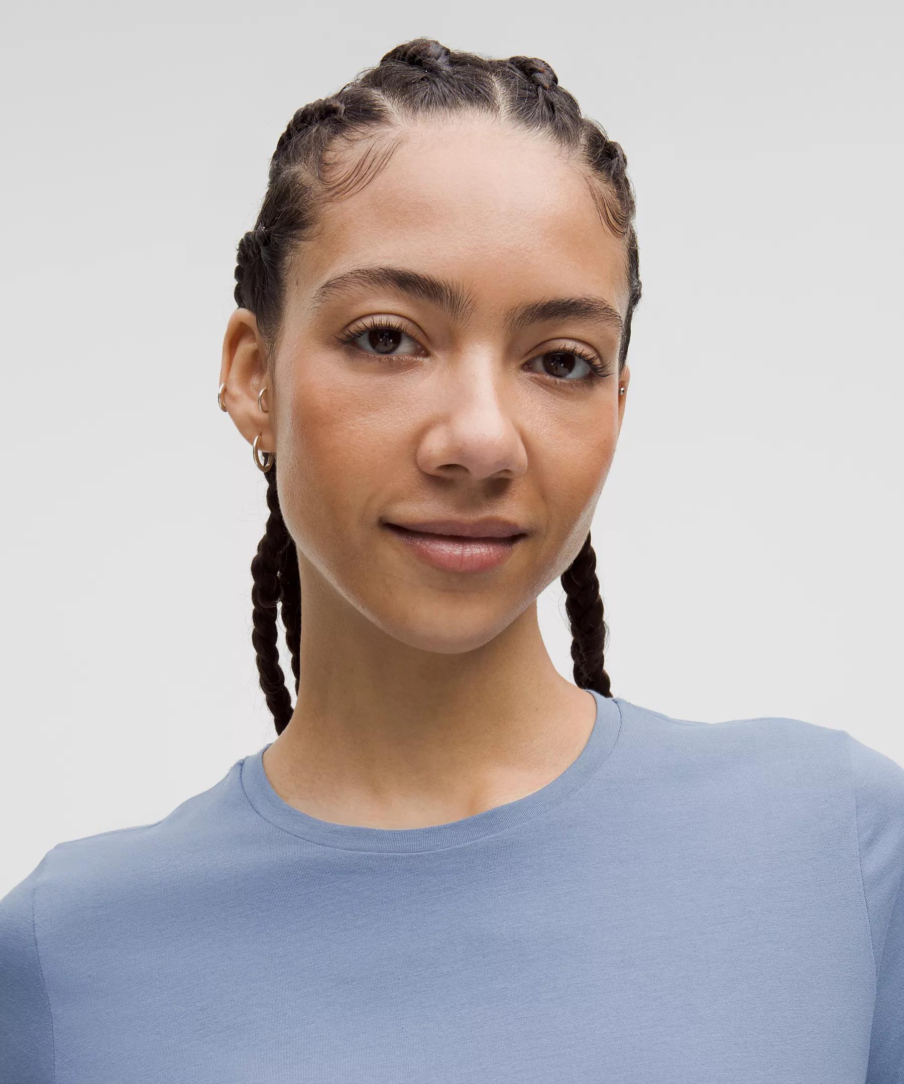 Organic Cotton Straight-Hem Crewneck T-Shirt Product Image