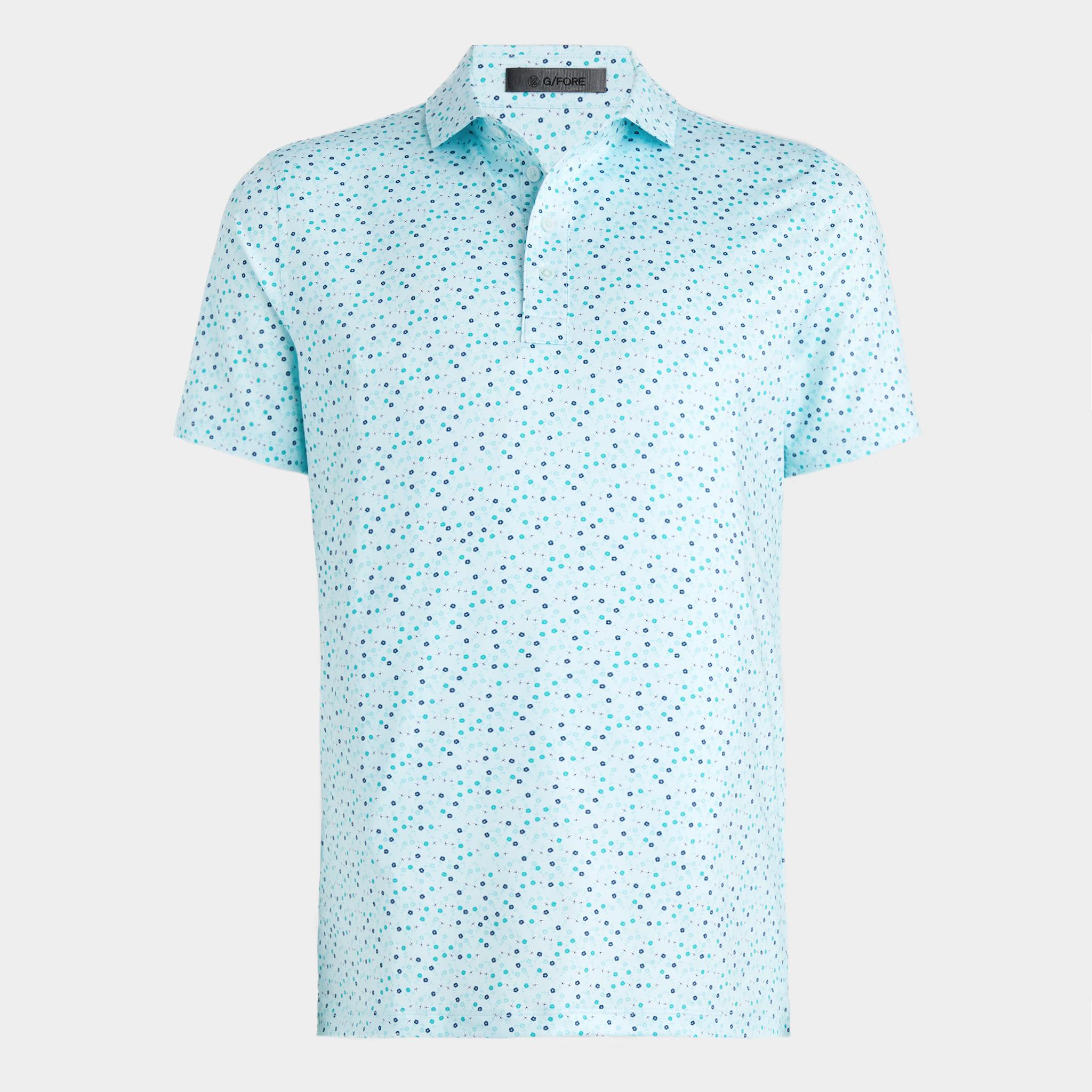 AYE POPPY TECH JERSEY MODERN SPREAD COLLAR POLO Product Image
