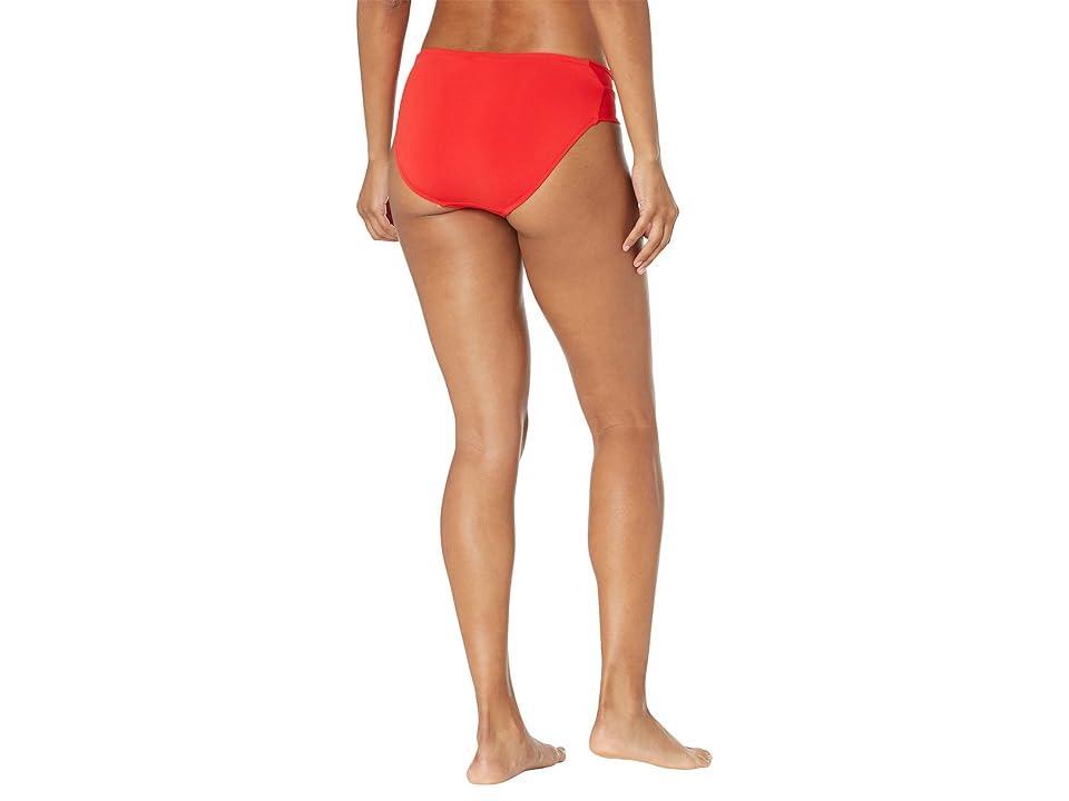 Robin Piccone Ava Solid Twist-Front Bikini Bottom Product Image