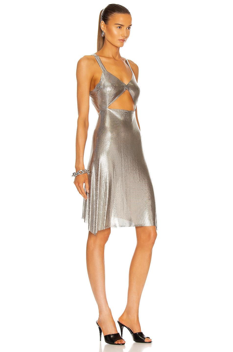 FANNIE SCHIAVONI Amira Dress in Metallic Product Image