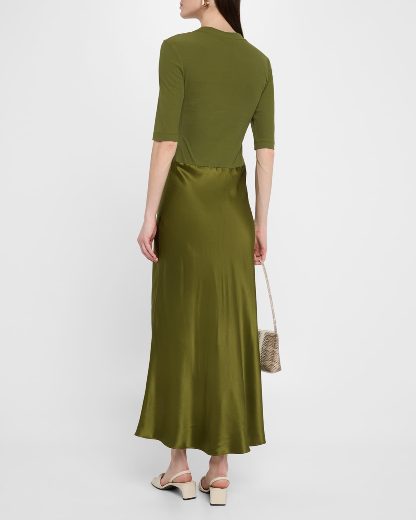 Short-Sleeve Combo T-Shirt Dress Product Image