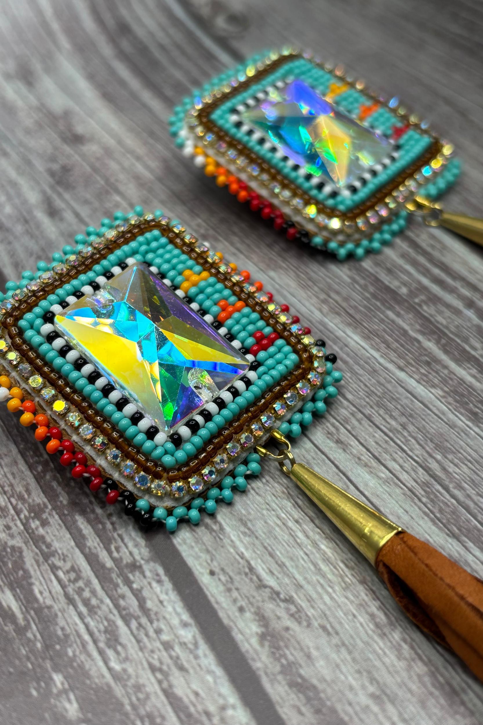 Turquoise Sunset statement Earring Product Image