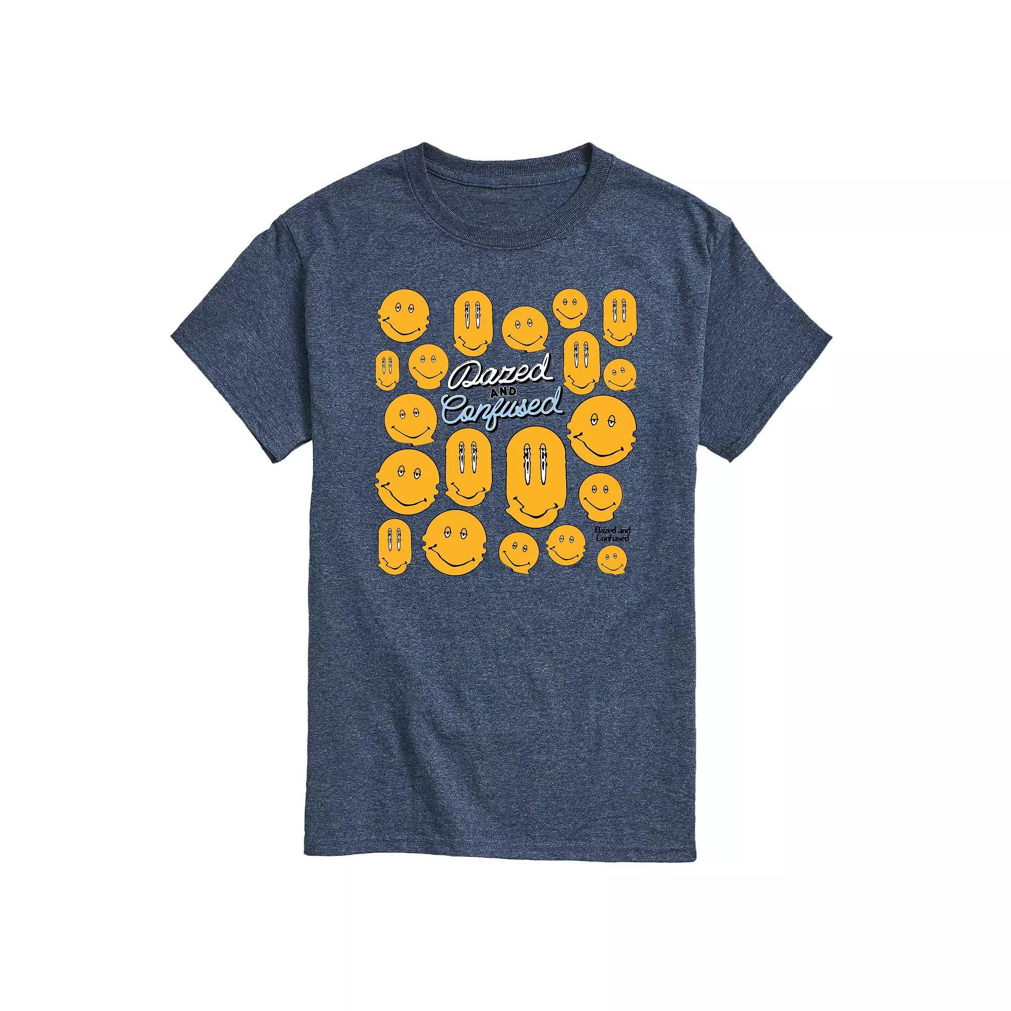 Mens Dazed and Confused Smiley Face Graphic Tee Product Image