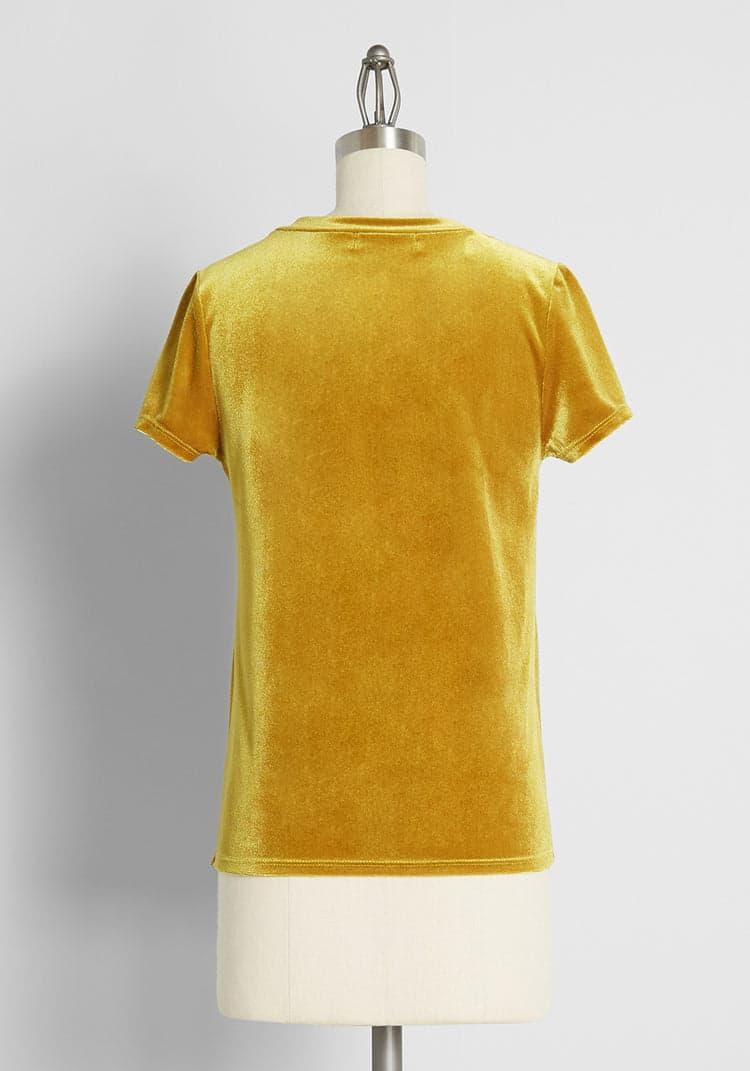 Very Velvet V-Neck Top Product Image