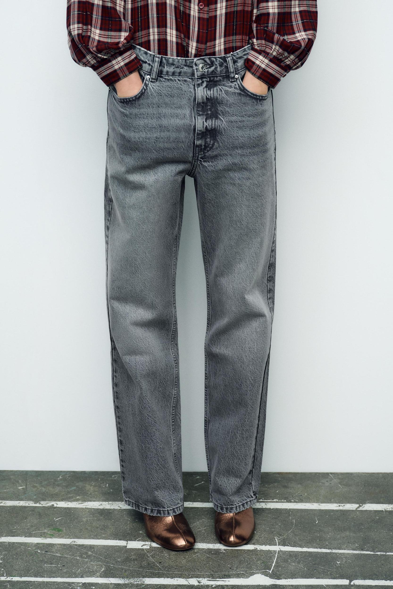 STRAIGHT LEG LONG LENGTH Z1975 JEANS WITH A HIGH WAIST Product Image