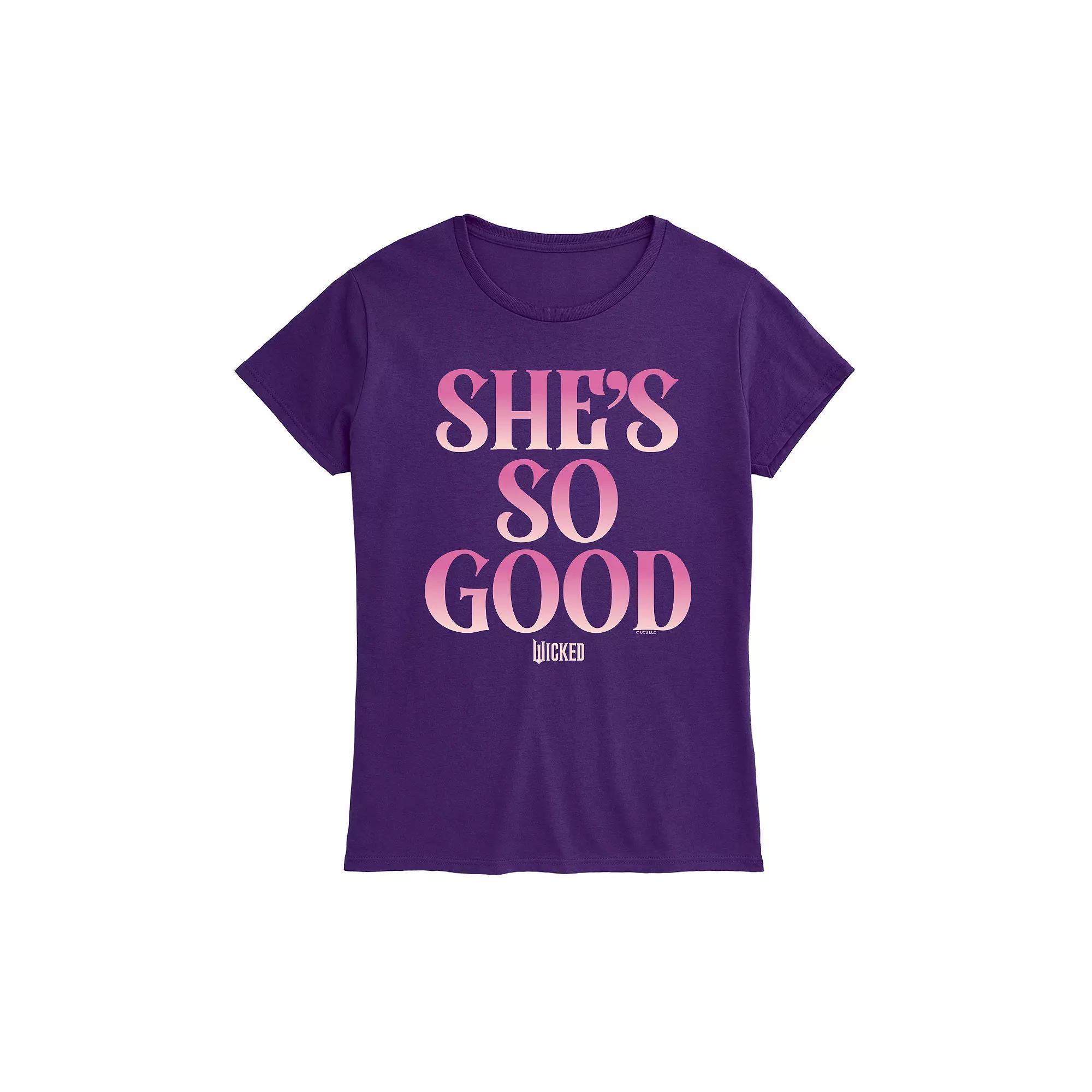 Womens Wicked Shes So Good Graphic Tee Product Image