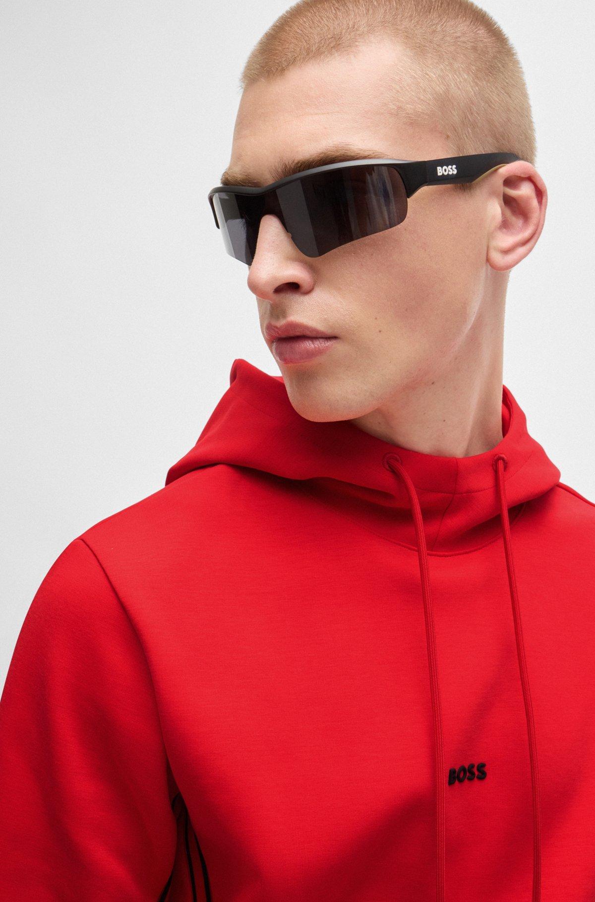 Regular-fit hoodie with logo detail Product Image