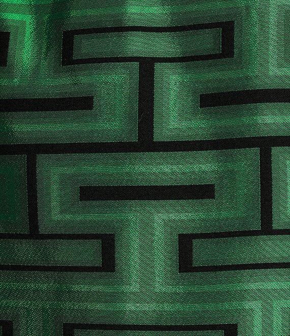 Tara Jarmon Twiggy Jacquard Graphic Print Round Neck Sleeveless Feather Hem Top Product Image