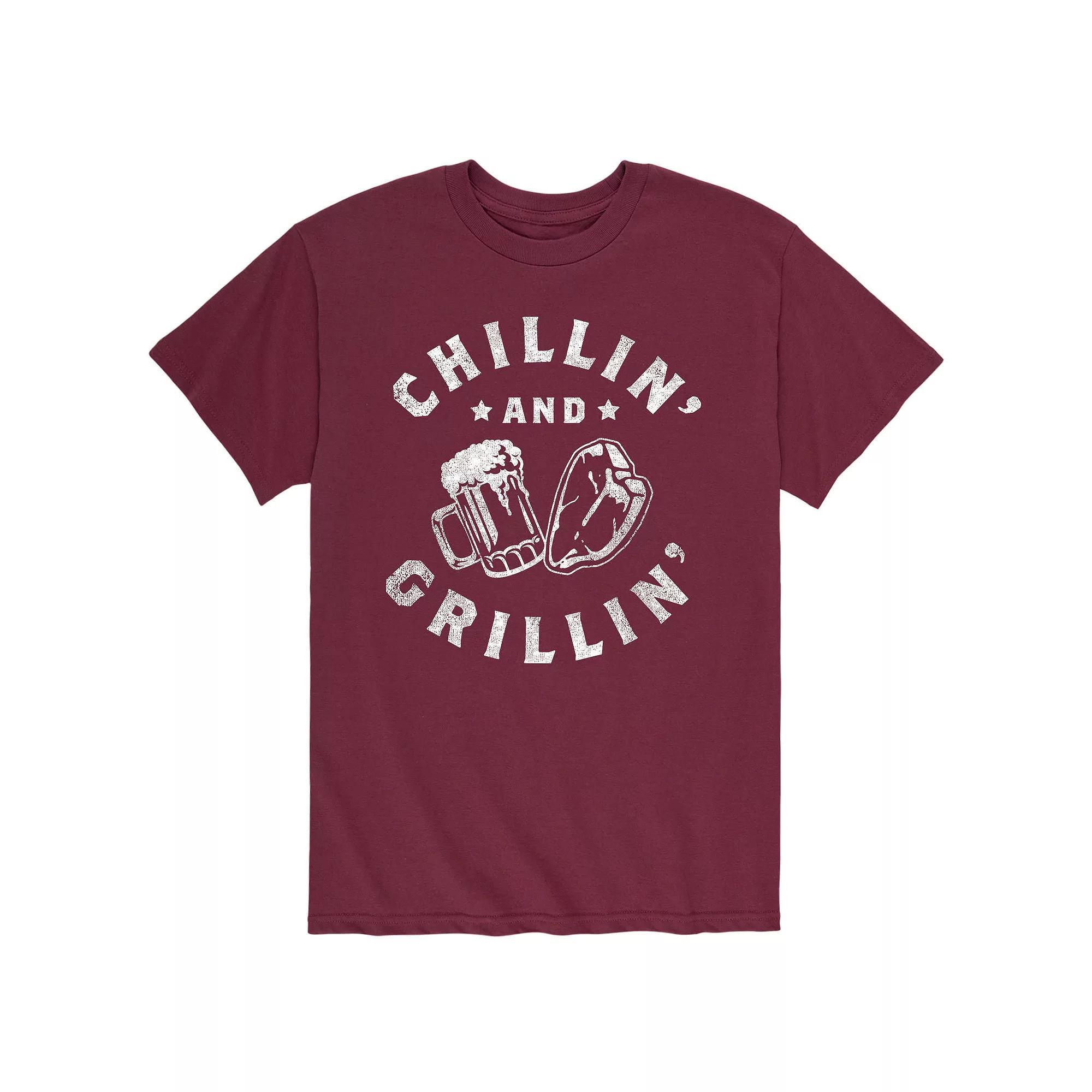 Mens Chillin And Grillin tee Product Image
