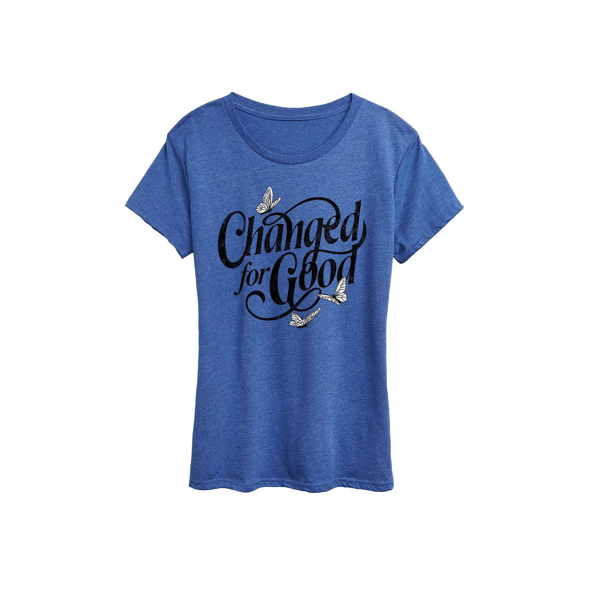 Womens Changed For Good Butterflies Grey Green Product Image