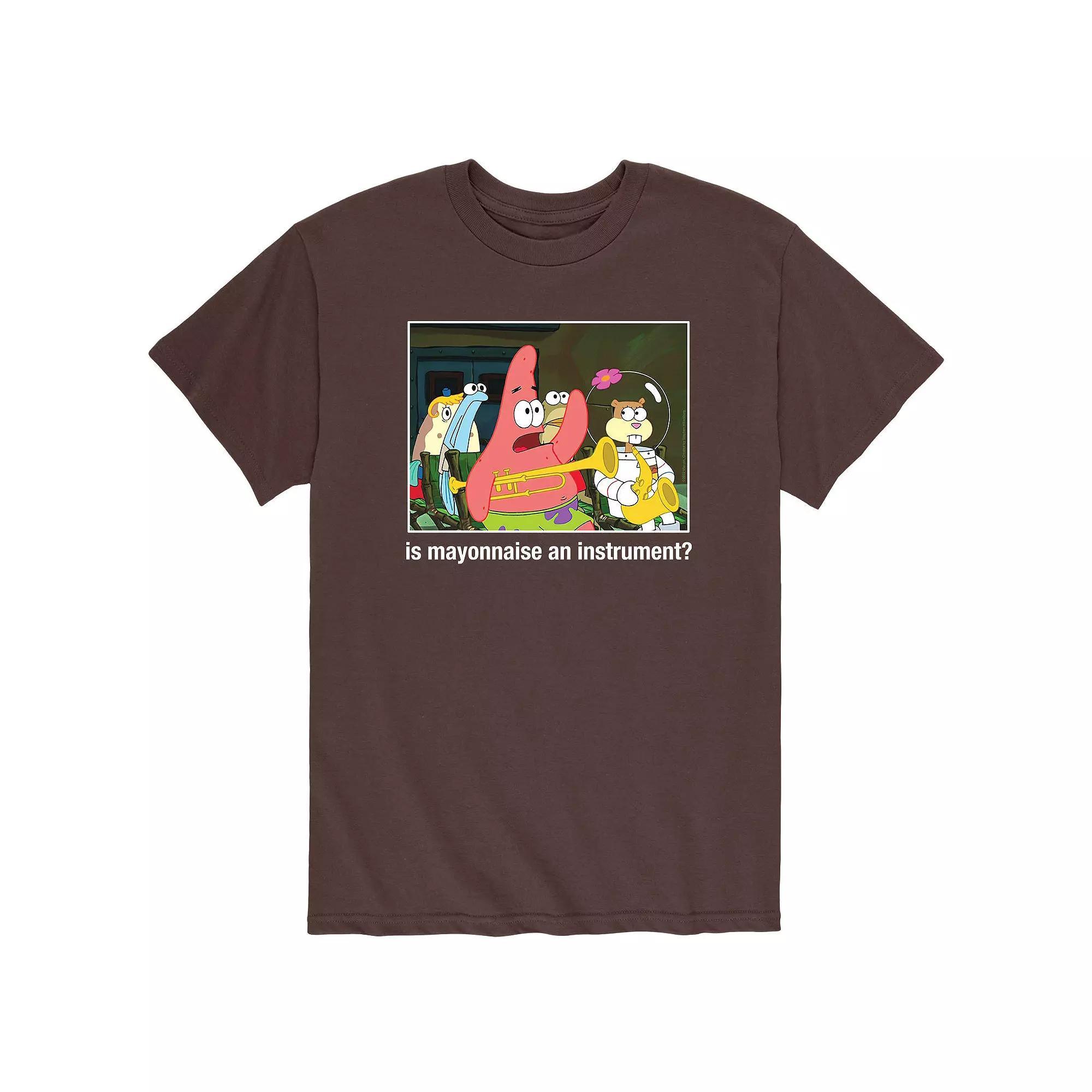 Mens SpongeBob SquarePants Mayo Tee Product Image