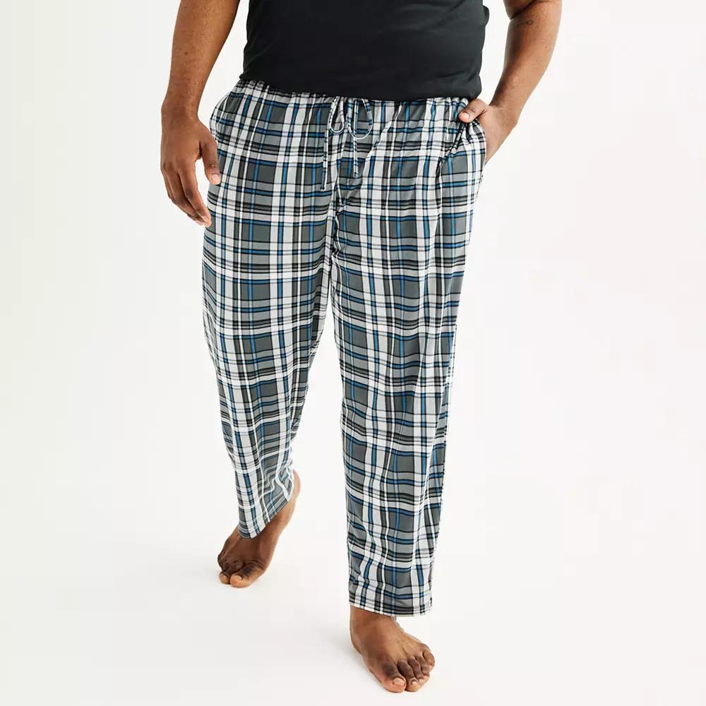 Big & Tall Sonoma Goods For Life® Supersoft Pajama Pants, Men's, Size: Large Tall, Blue Space Dye Product Image
