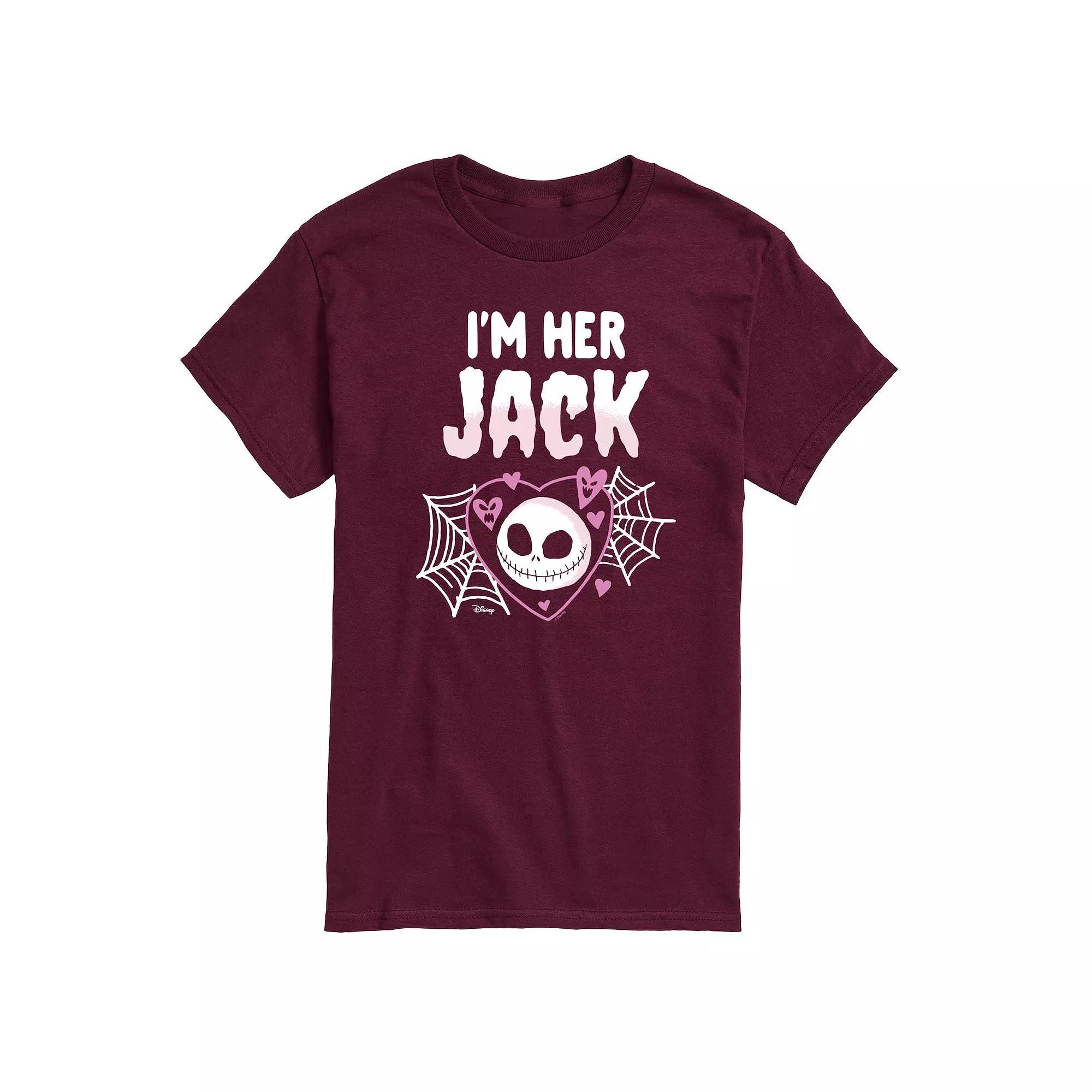 Disney's Nightmare Before Christmas Men's I'm Her Jack Graphic Tee, Size: Large, Blue Product Image