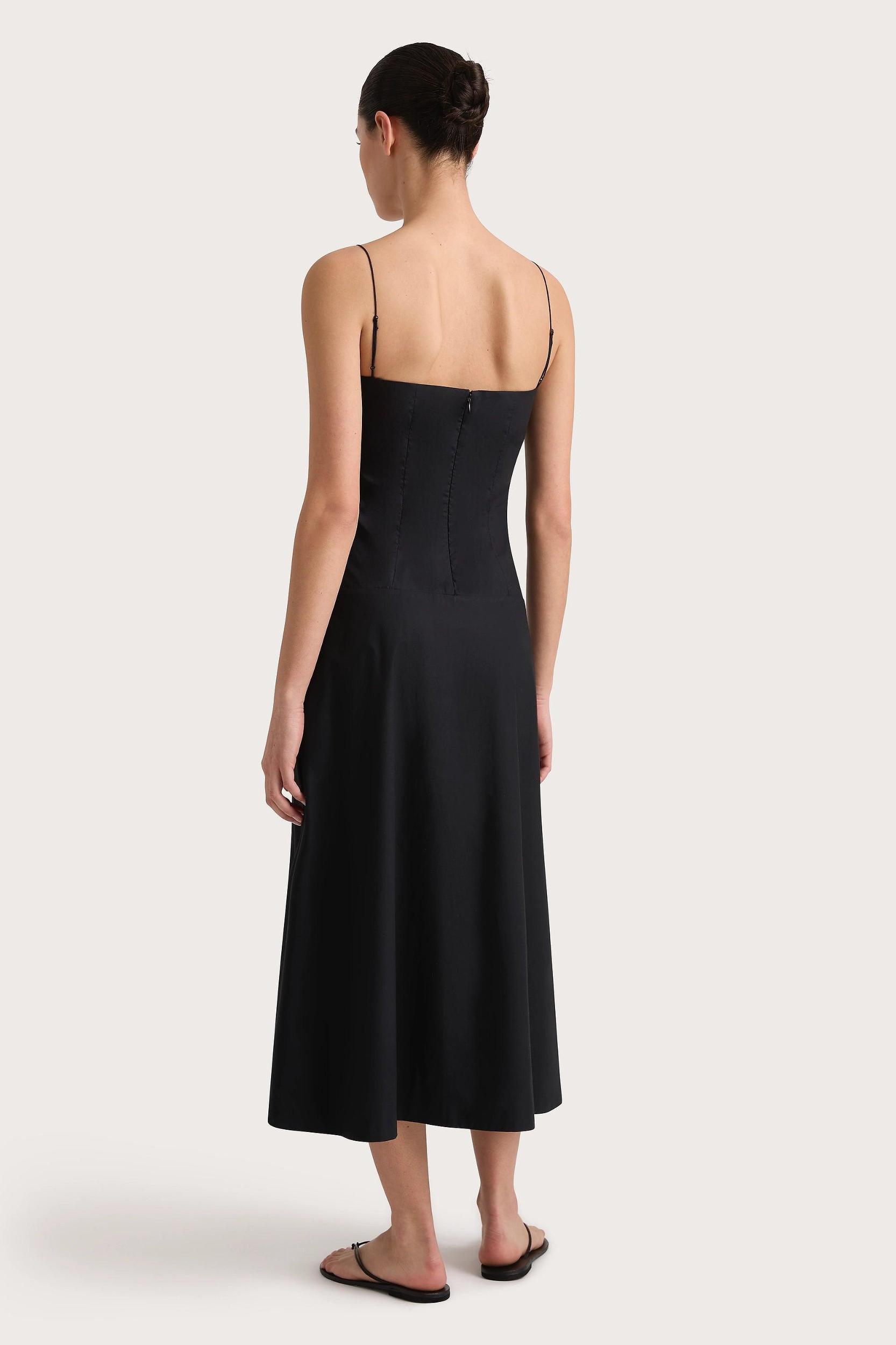 Ostano Midi Dress Black Product Image