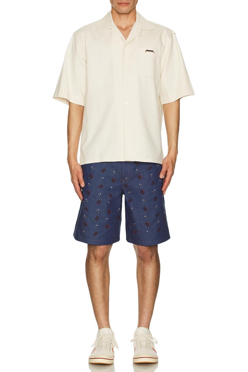 Embellished Denim Shorts Product Image