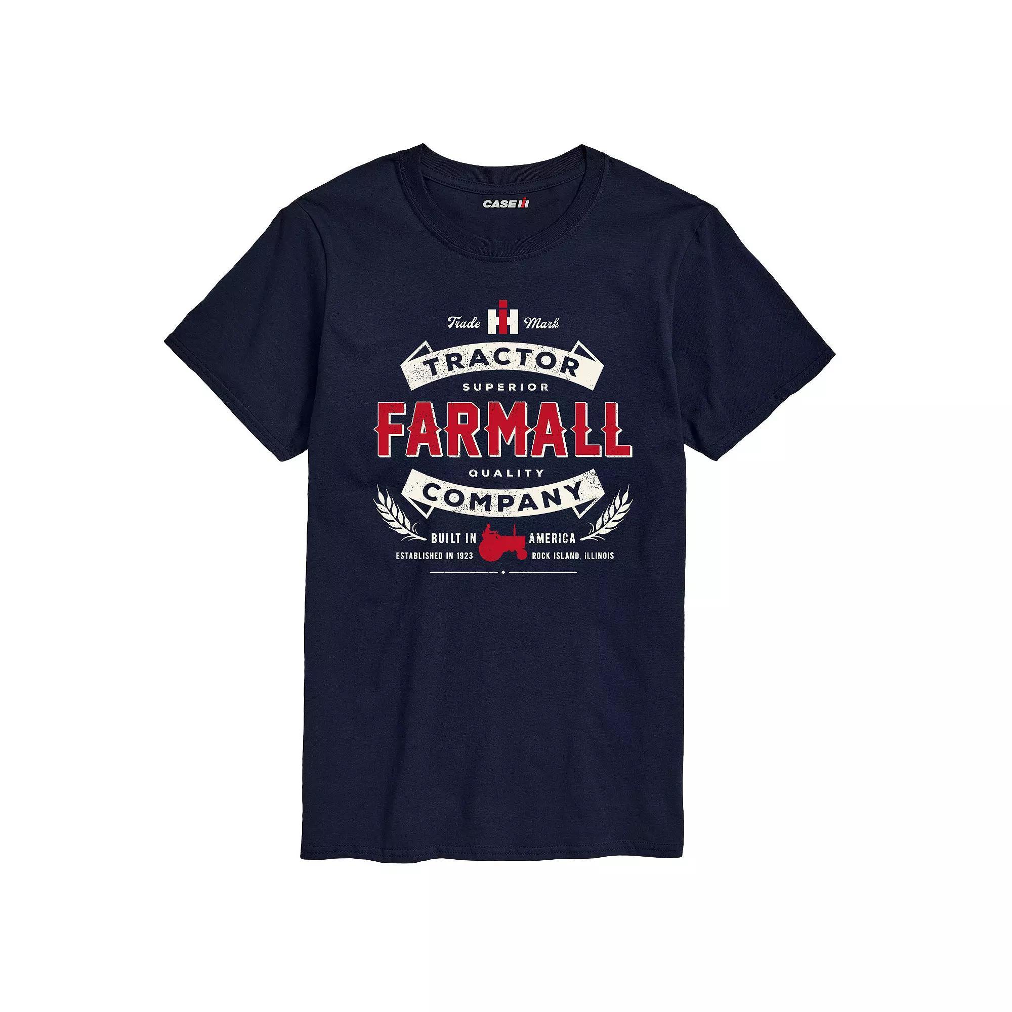 Mens Case IH Tractor Company Badge Graphic Tee Product Image